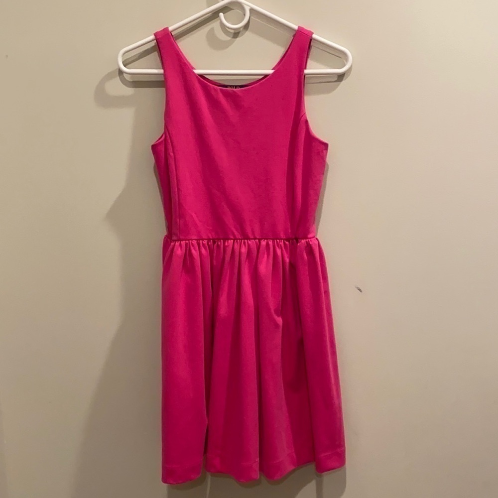 Polo by Ralph Lauren - Girls dress. Size L (12-14). Hot pink
